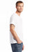 Alternative AA1070/1070 Mens Go To Jersey Short Sleeve Crewneck T-Shirt White Model Side