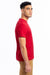 Alternative AA1070/1070 Mens Go To Jersey Short Sleeve Crewneck T-Shirt Apple Red Model Side
