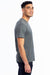 Alternative AA1070/1070 Mens Go To Jersey Short Sleeve Crewneck T-Shirt Asphalt Grey Model Side