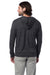 Alternative AA1970/1970E1 Mens Eco Jersey Full Zip Hooded Sweatshirt Hoodie Eco Black Model Back