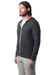 Alternative AA1970/1970E1 Mens Eco Jersey Full Zip Hooded Sweatshirt Hoodie Eco Black Model 3Q