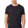 Alternative Mens Eco Jersey Short Sleeve Crewneck T-Shirt - Eco True Black