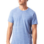 Alternative Mens Eco Jersey Short Sleeve Crewneck T-Shirt - Eco Pacific Blue