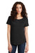 Alternative AA5064/5064BP Womens Backstage Vintage Short Sleeve Crewneck T-Shirt Black Model Front