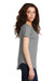 Alternative AA5064/5064BP Womens Backstage Vintage Short Sleeve Crewneck T-Shirt Smoke Grey Model Side