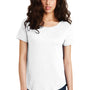 Alternative Womens Backstage Vintage Short Sleeve Crewneck T-Shirt - White