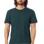 Alternative Mens Organic Short Sleeve Crewneck T-Shirt - Deep Green - NEW