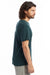 Alternative 6005 Mens Organic Short Sleeve Crewneck T-Shirt Deep Green Model Side
