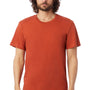 Alternative Mens Organic Short Sleeve Crewneck T-Shirt - Red Clay - NEW