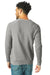 Alternative AA9575/9575 Mens Champ Eco Fleece Crewneck Sweatshirt Eco Oatmeal Grey Model Back