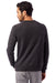 Alternative AA9575/9575 Mens Champ Eco Fleece Crewneck Sweatshirt Eco Black Model Back