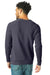 Alternative AA9575/9575 Mens Champ Eco Fleece Crewneck Sweatshirt Eco True Navy Blue Model Back