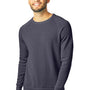 Alternative Mens Champ Eco Fleece Crewneck Sweatshirt - Eco True Navy Blue