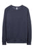 Alternative AA9575/9575 Mens Champ Eco Fleece Crewneck Sweatshirt Eco True Navy Blue Flat Front