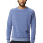 Alternative Mens Champ Eco Fleece Crewneck Sweatshirt - Eco Pacific Blue