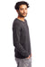 Alternative AA9575/9575 Mens Champ Eco Fleece Crewneck Sweatshirt Eco Black Model Side