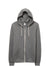 Alternative AA9590/9590 Mens Rocky Eco Fleece Full Zip Hooded Sweatshirt Hoodie Eco Grey Flat Front