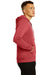 Alternative AA9590/9590 Mens Rocky Eco Fleece Full Zip Hooded Sweatshirt Hoodie Eco True Red Model Side