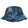 Adams Mens Vacationer Pigment Dyed Bucket Hat - Navy Blue Tie Dye