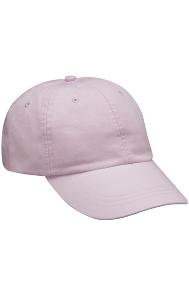 Adams AD969 Mens Adjustable Hat Pale Pink Flat Front