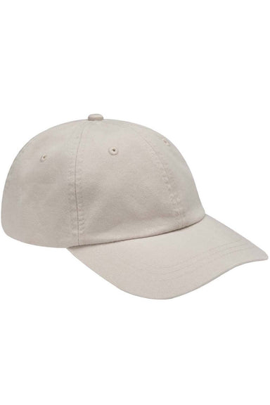 Adams Hats AD969 Mens Adjustable Hat Ivory Flat Front