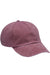 Adams Hats AD969 Mens Adjustable Hat Burgundy Flat Front