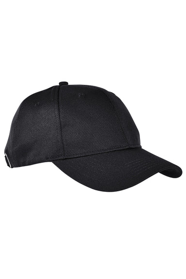 Adams ADVE101 Mens Velocity Moisture Wicking Adjsutable Hat Black Flat Front