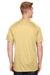 Augusta Sportswear AG1565 Mens Attain 2 Moisture Wicking Button Short Sleeve Baseball Jersey Vegas Gold Model Back