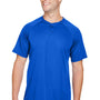 Augusta Sportswear Mens Attain 2 Moisture Wicking Button Short Sleeve Baseball Jersey - Royal Blue