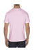 American Apparel 1301/AL1301 Mens Short Sleeve Crewneck T-Shirt Pink Model Back