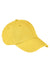 Authentic Pigment Hats AP1920 Mens Distressed Adjustable Hat Squash Yellow Model Flat Front