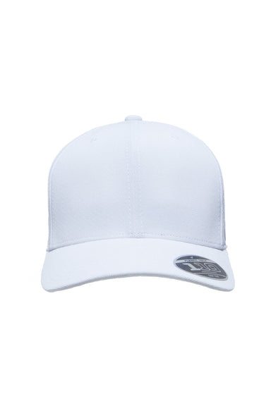 Team 365 Hats ATB100 Mens Cool & Dry Moisture Wicking Adjustable Hat White Flat Front