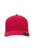 Team 365 Hats ATB100 Mens Cool & Dry Moisture Wicking Adjustable Hat Red Flat Front