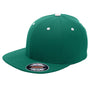Team 365 Hats Mens Moisture Wicking Stretch Fit Hat - Forest Green/White - Closeout