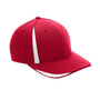 Team 365 Hats Mens Moisture Wicking Stretch Fit Hat - Red/White - Closeout