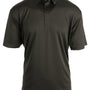 Burnside Mens Burn Moisture Wicking Short Sleeve Polo Shirt - Black