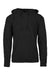 Burnside 3500 Mens Polar Fleece Pill Resistant Hooded Sweatshirt Hoodie w/ Pouch Pocket Heather Charcoal Grey Flat Front