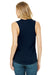 Bella + Canvas BC6003/B6003/6003 Womens Jersey Muscle Tank Top Navy Blue Model Back