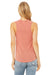 Bella + Canvas BC6003/6003 Womens Jersey Muscle Tank Top Heather Sunset Orange Model Back