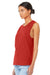 Bella + Canvas BC6003/6003 Womens Jersey Muscle Tank Top Red Model 3Q