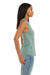Bella + Canvas BC6003/B6003/6003 Womens Jersey Muscle Tank Top Heather Dusty Blue Model Side