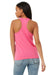 Bella + Canvas BC6008/6008 Womens Jersey Tank Top Charity Pink Model Back