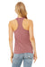 Bella + Canvas BC6008/6008 Womens Jersey Tank Top Heather Mauve Model Back