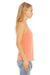 Bella + Canvas BC6008/6008 Womens Jersey Tank Top Sunset Orange Model Side