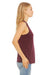 Bella + Canvas BC6008/6008 Womens Jersey Tank Top Maroon Model Side
