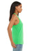 Bella + Canvas BC6008/B6008/6008 Womens Jersey Tank Top Synthetic Green Model Side