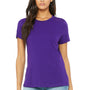 Bella + Canvas Womens Relaxed Jersey Short Sleeve Crewneck T-Shirt - Team Purple