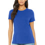 Bella + Canvas Womens Relaxed Jersey Short Sleeve Crewneck T-Shirt - True Royal Blue