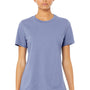 Bella + Canvas Womens Relaxed Jersey Short Sleeve Crewneck T-Shirt - Lavender Blue