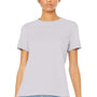 Bella + Canvas Womens Relaxed Jersey Short Sleeve Crewneck T-Shirt - Lavender Dust